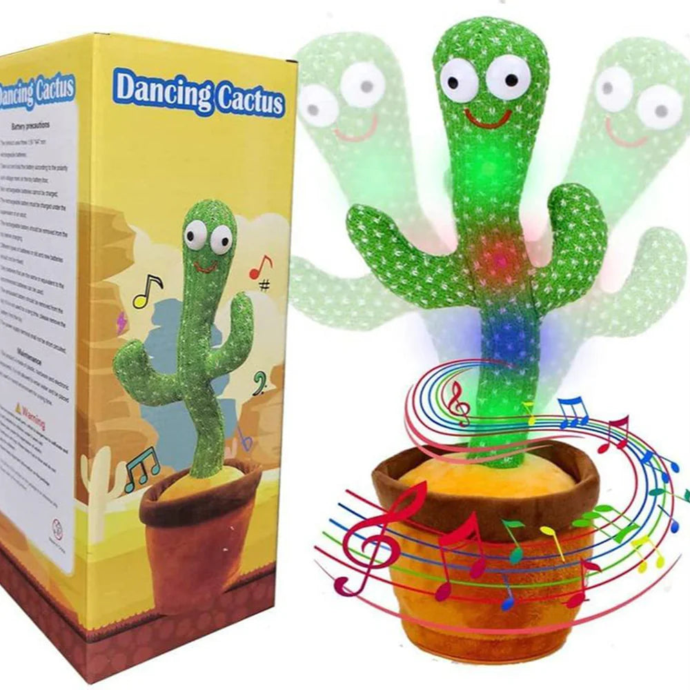 Cute Dancing & Singing Cactus Toy For Kids