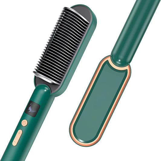 3 in 1 Straightener Comb,Brush & Curler. A Quick Styling Tool For Women & Girls