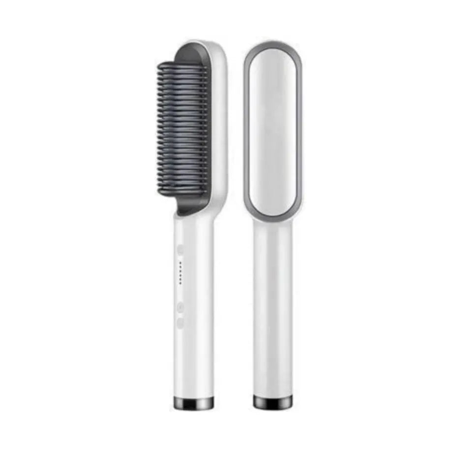 3 in 1 Straightener Comb,Brush & Curler. A Quick Styling Tool For Women & Girls